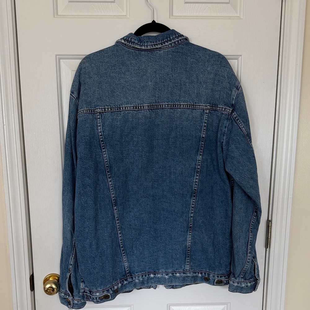 Free People Blue Jean Jacket (lightly distressed) - Picture 6 of 7